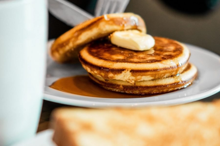 Hot Cross Bun Pancakes