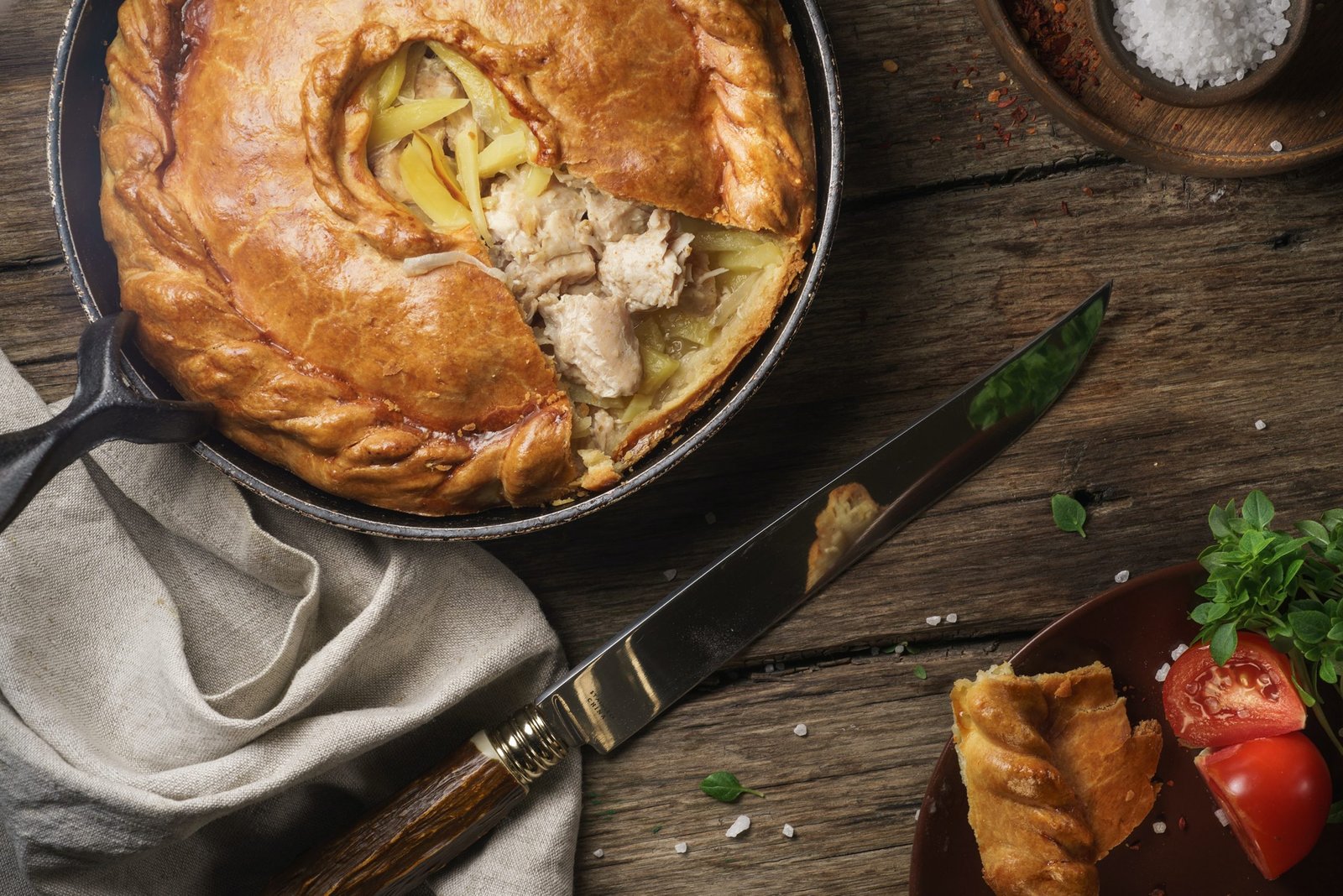 Chicken And Leek Pie