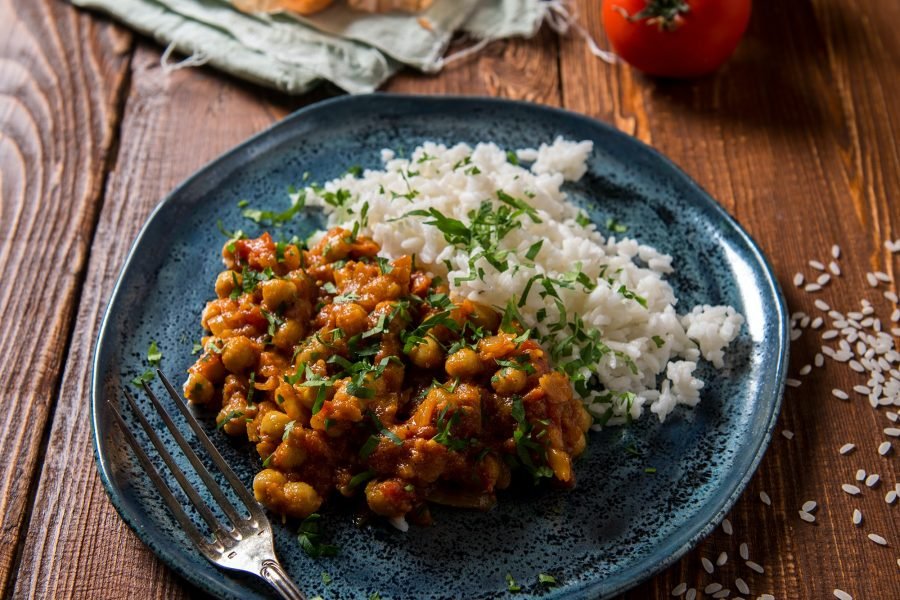 Sticky Chickpea And Broccoli Stir Fry