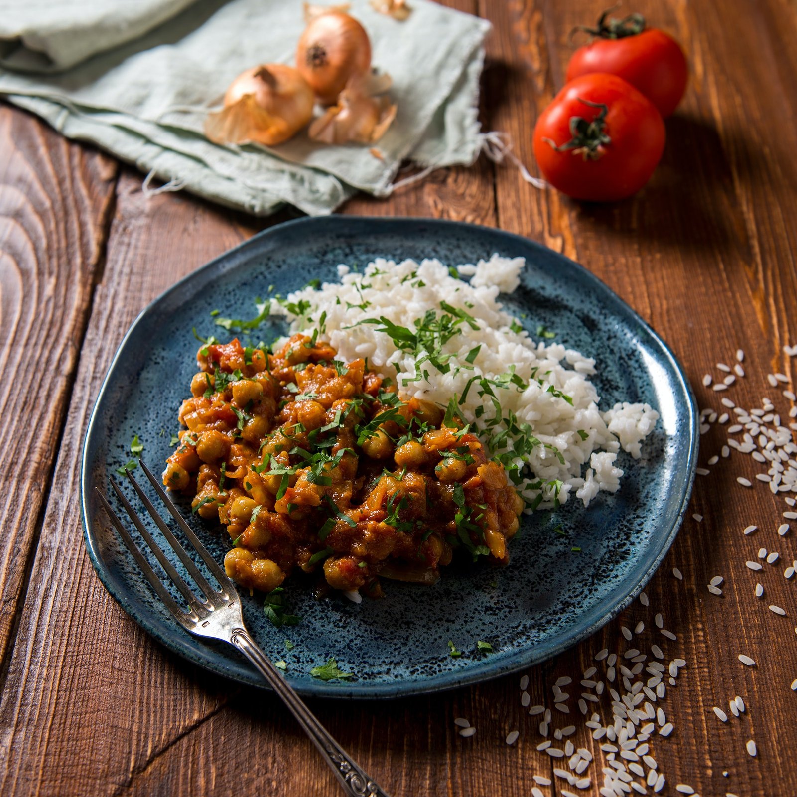 Sticky Chickpea And Broccoli Stir Fry