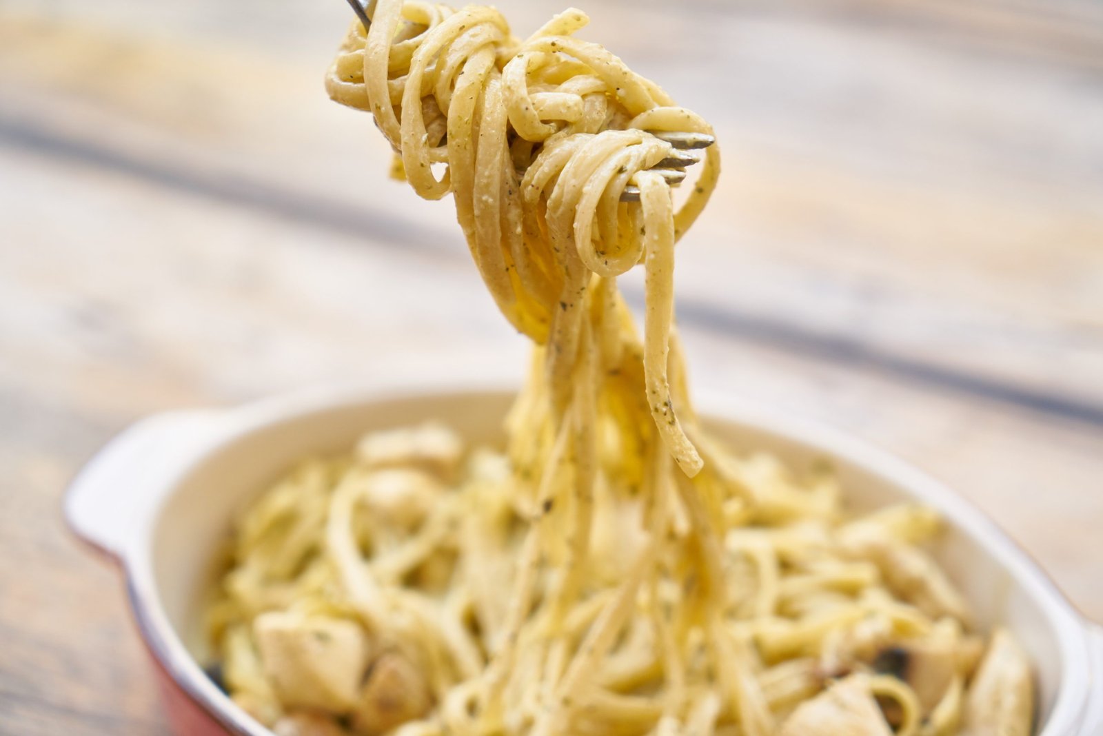 White Wine Pasta with Sautéed Veg